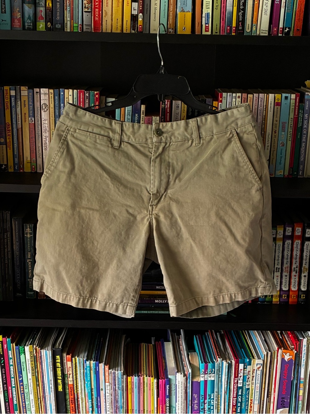 Taylor Stitch light olive foundation shorts men’s 32